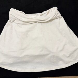 Susana Monaco White Draped Mini Skirt Size S Stretch